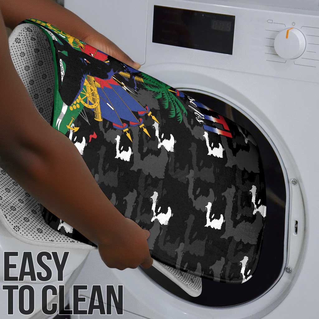 Haiti Map Camouflage Bathroom Set Unique Style - Wonder Print Shop
