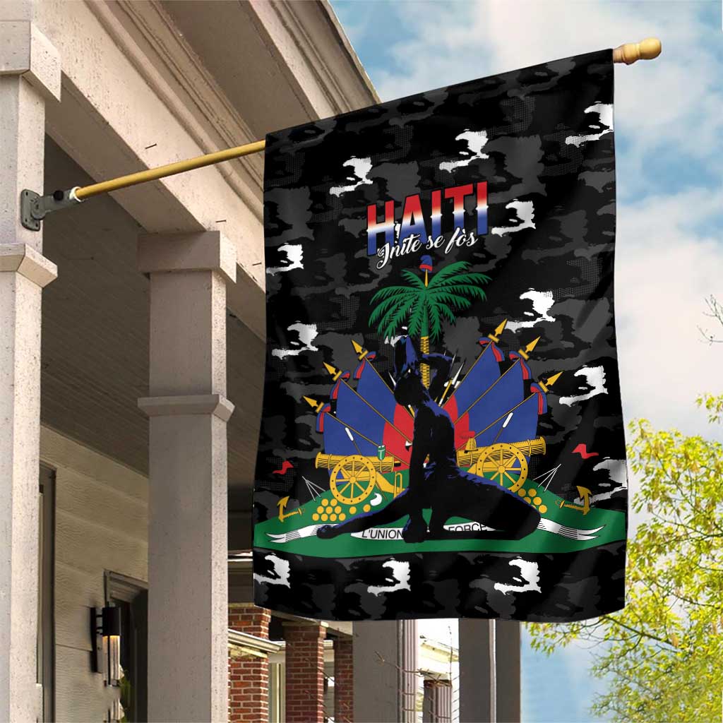 Haiti Map Camouflage Garden Flag Unique Style - Wonder Print Shop