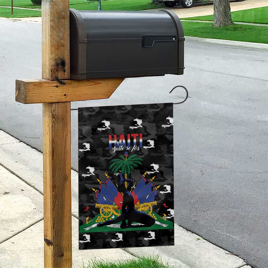 Haiti Map Camouflage Garden Flag Unique Style - Wonder Print Shop