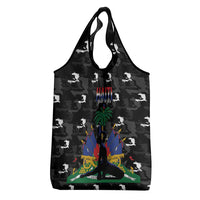 Haiti Map Camouflage Grocery Bag Unique Style - Wonder Print Shop