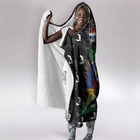 Haiti Map Camouflage Hooded Blanket Unique Style - Wonder Print Shop