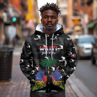 Personalized Haiti Map Camouflage Hoodie Unique Style - Wonder Print Shop