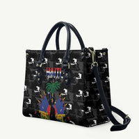 Haiti Map Camouflage Leather Bag Unique Style - Wonder Print Shop