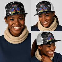 Haiti Map Camouflage Mesh Trucker Cap Unique Style - Wonder Print Shop