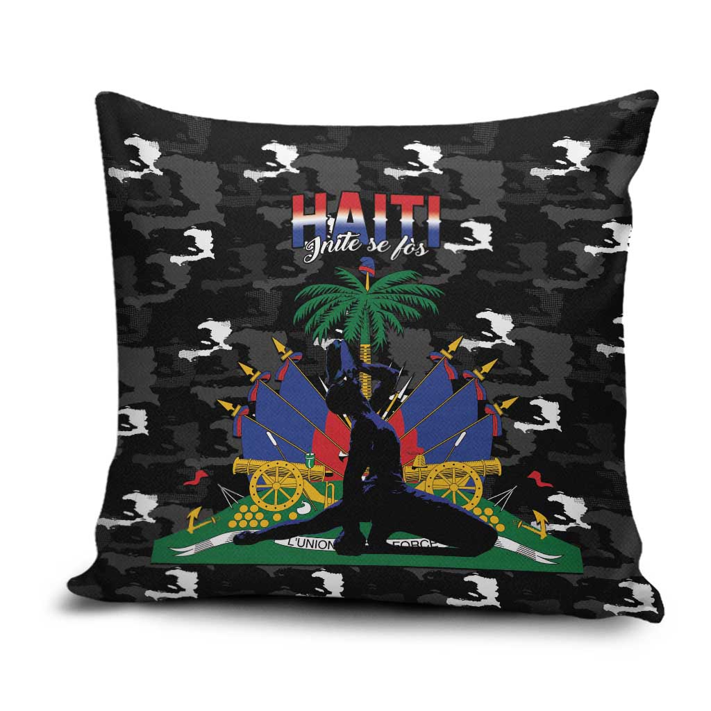 Haiti Map Camouflage Pillow Cover Unique Style - Wonder Print Shop