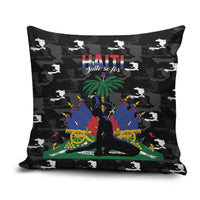 Haiti Map Camouflage Pillow Cover Unique Style - Wonder Print Shop
