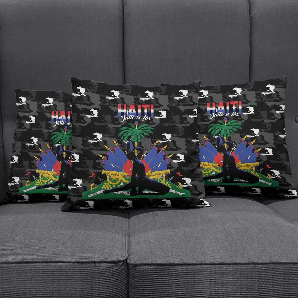 Haiti Map Camouflage Pillow Cover Unique Style - Wonder Print Shop