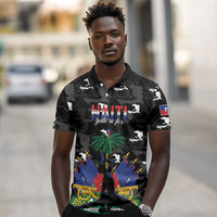 Personalized Haiti Map Camouflage Polo Shirt Unique Style - Wonder Print Shop