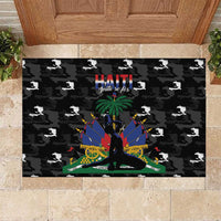 Haiti Map Camouflage Rubber Doormat Unique Style - Wonder Print Shop