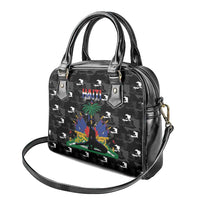 Haiti Map Camouflage Shoulder Handbag Unique Style - Wonder Print Shop