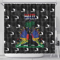 Haiti Map Camouflage Shower Curtain Unique Style - Wonder Print Shop