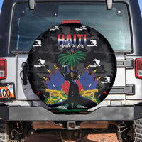 Haiti Map Camouflage Spare Tire Cover Unique Style - Wonder Print Shop