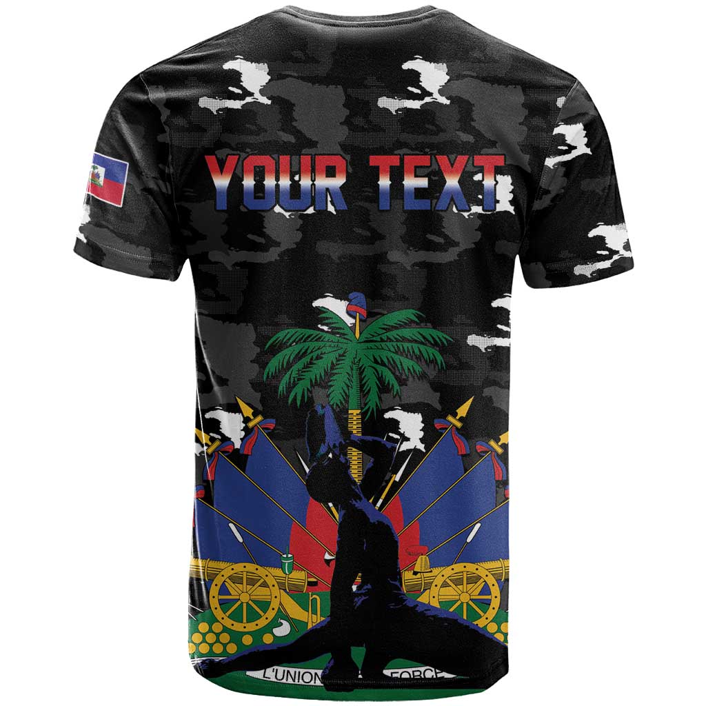 Personalized Haiti Map Camouflage T shirt Unique Style - Wonder Print Shop