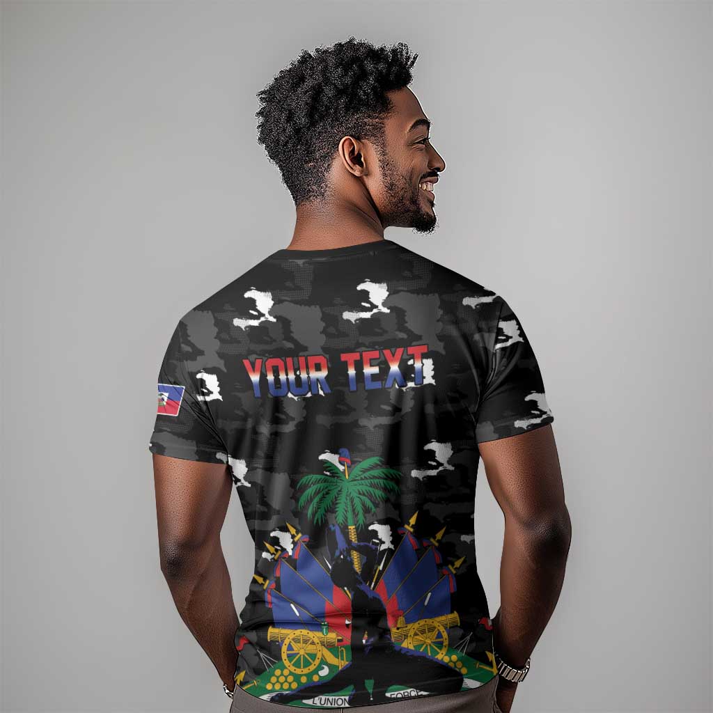 Personalized Haiti Map Camouflage T shirt Unique Style - Wonder Print Shop