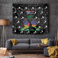 Haiti Map Camouflage Tapestry Unique Style - Wonder Print Shop