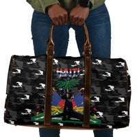 Haiti Map Camouflage Travel Bag Unique Style - Wonder Print Shop