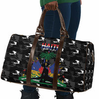 Haiti Map Camouflage Travel Bag Unique Style - Wonder Print Shop