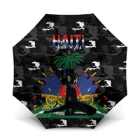 Haiti Map Camouflage Umbrella Unique Style - Wonder Print Shop