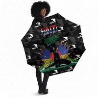 Haiti Map Camouflage Umbrella Unique Style - Wonder Print Shop