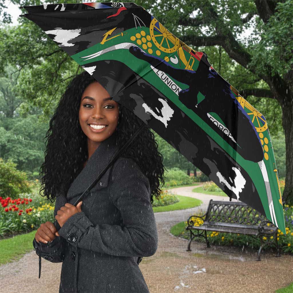 Haiti Map Camouflage Umbrella Unique Style - Wonder Print Shop