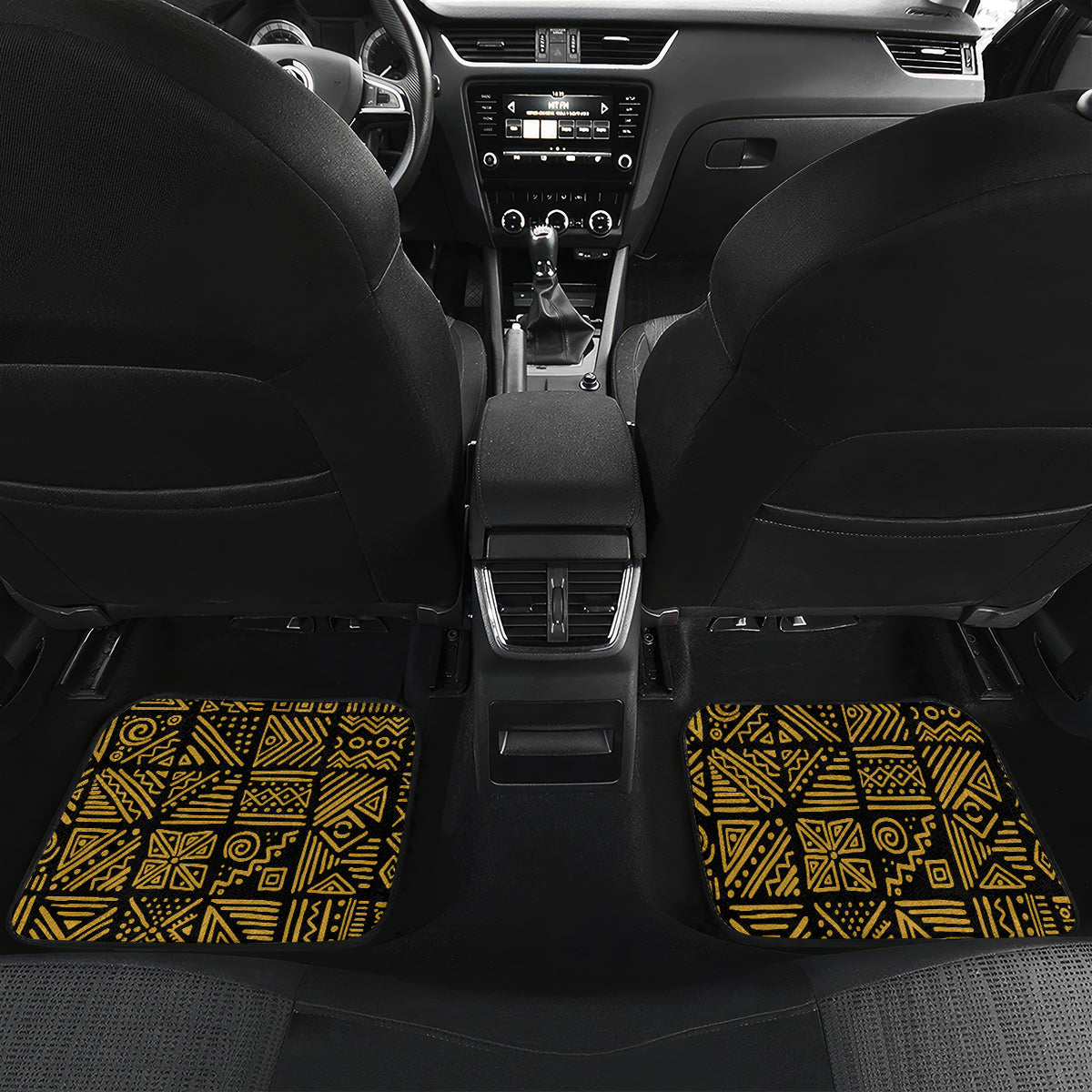 Sierra Leone Independence Day 2024 Car Mats Happy 63rd Anniversary African Pattern - Wonder Print Shop