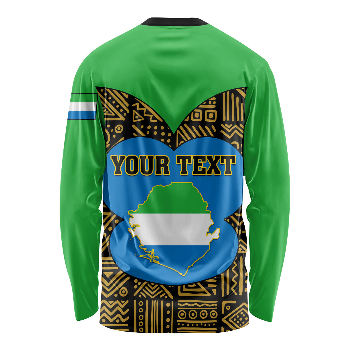 Sierra Leone Independence Day 2024 Long Sleeve Shirt Happy 63rd Anniversary African Pattern - Wonder Print Shop