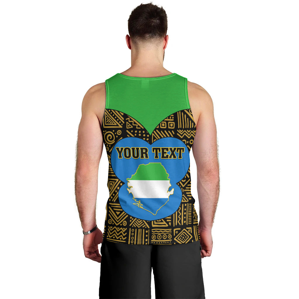 Sierra Leone Independence Day 2024 Men Tank Top Happy 63rd Anniversary African Pattern - Wonder Print Shop