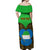 Sierra Leone Independence Day 2024 Off Shoulder Maxi Dress Happy 63rd Anniversary African Pattern - Wonder Print Shop