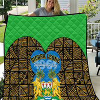 Sierra Leone Independence Day 2024 Quilt Happy 63rd Anniversary African Pattern - Wonder Print Shop