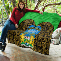 Sierra Leone Independence Day 2024 Quilt Happy 63rd Anniversary African Pattern - Wonder Print Shop
