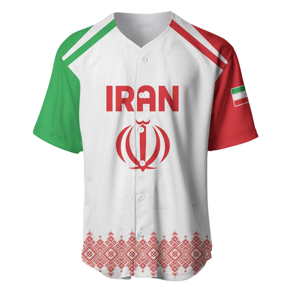 Custom Football 2026 Iran Baseball Jersey Team Melli Come On