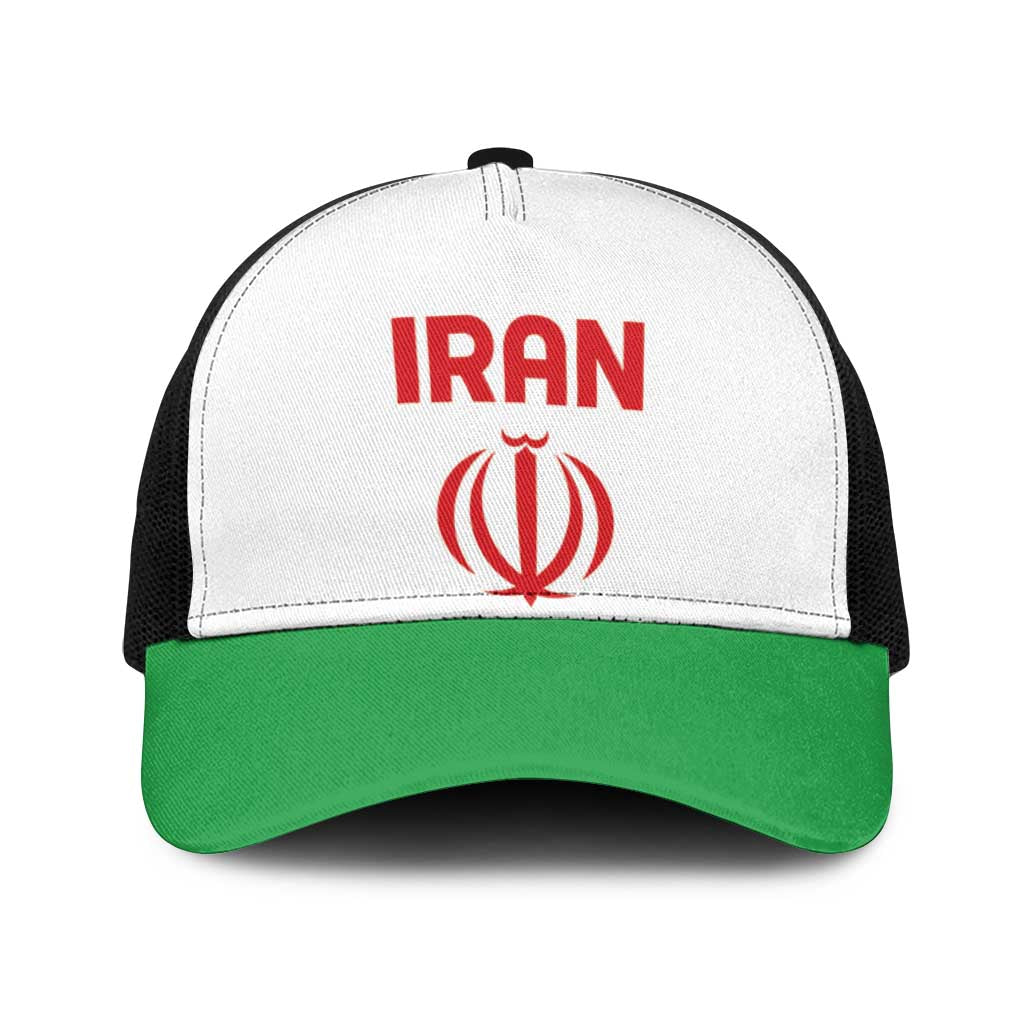 Football 2026 Iran Baseball Net Cap Team Melli Come On