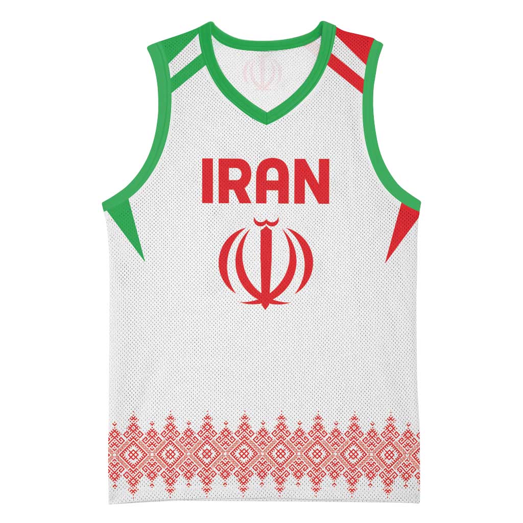 Custom Football 2026 Iran Basketball Jersey Team Melli Come On