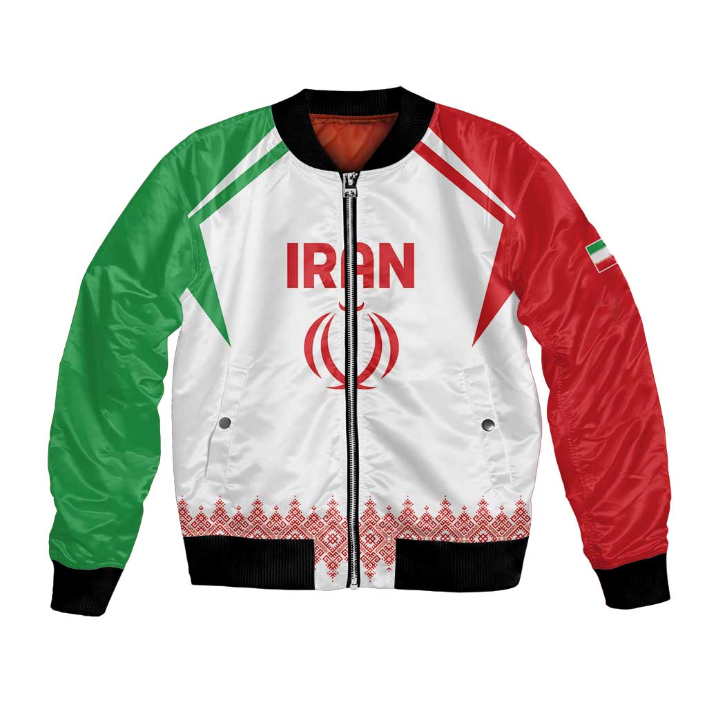 Custom Football 2026 Iran Bomber Jacket Team Melli Come On
