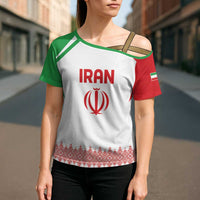 Custom Football 2026 Iran Cross Shoulder Shirt Team Melli Come On