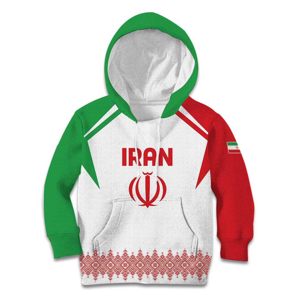 Custom Football 2026 Iran Kid Hoodie Team Melli Come On