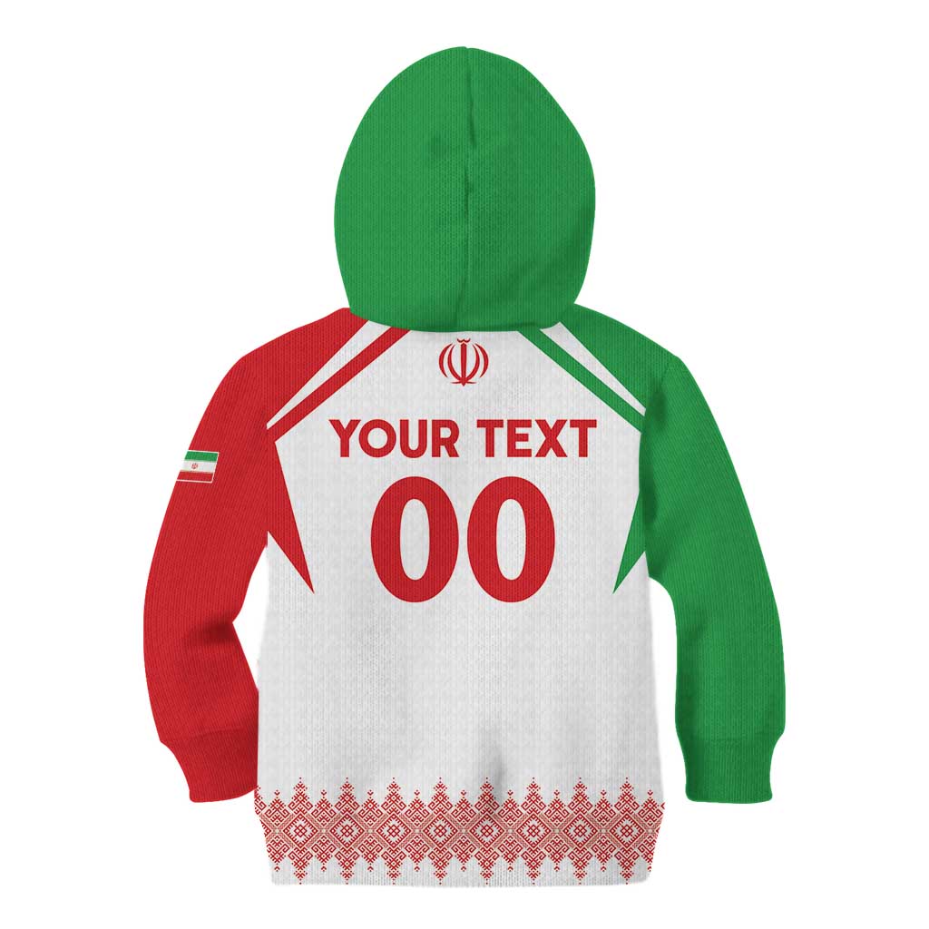 Custom Football 2026 Iran Kid Hoodie Team Melli Come On