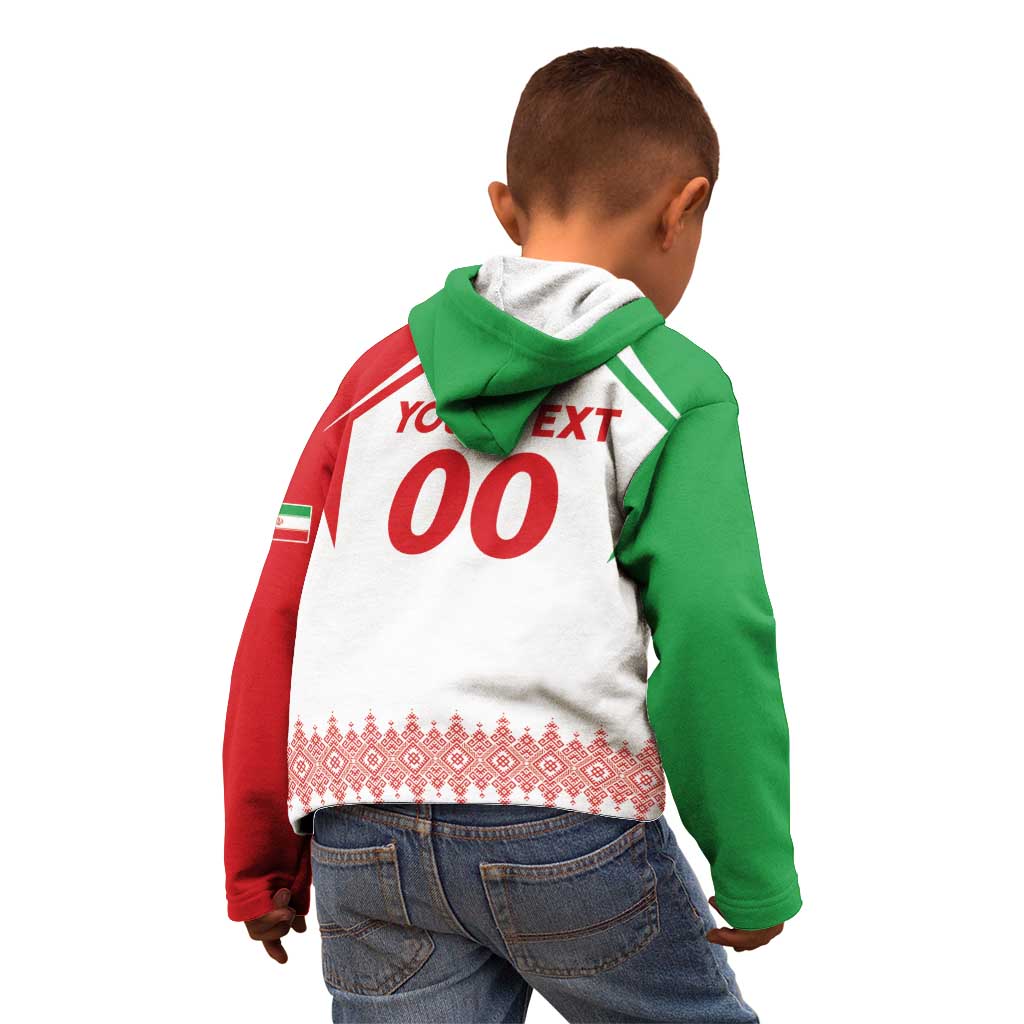 Custom Football 2026 Iran Kid Hoodie Team Melli Come On