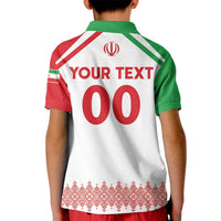 Custom Football 2026 Iran Kid Polo Shirt Team Melli Come On