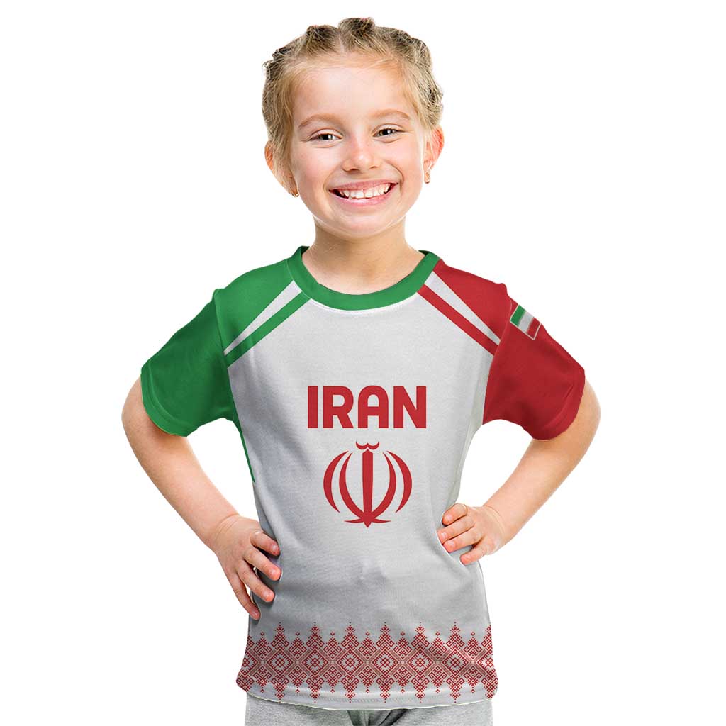 Custom Football 2026 Iran Kid T Shirt Team Melli Come On