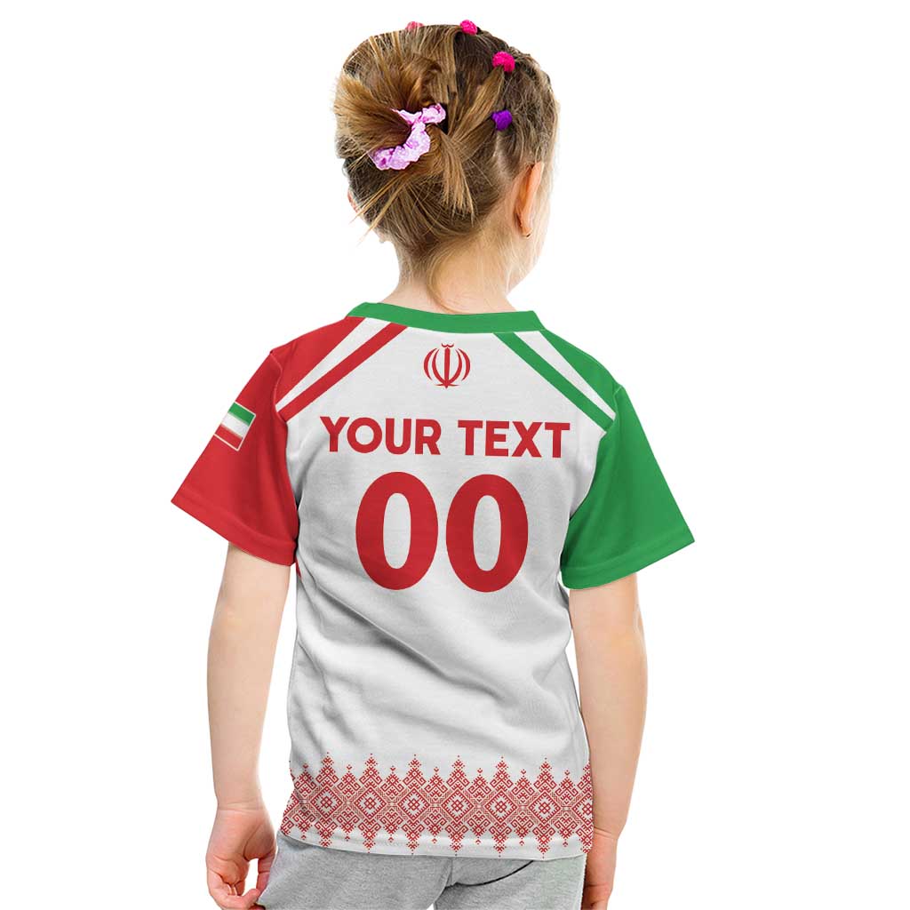 Custom Football 2026 Iran Kid T Shirt Team Melli Come On