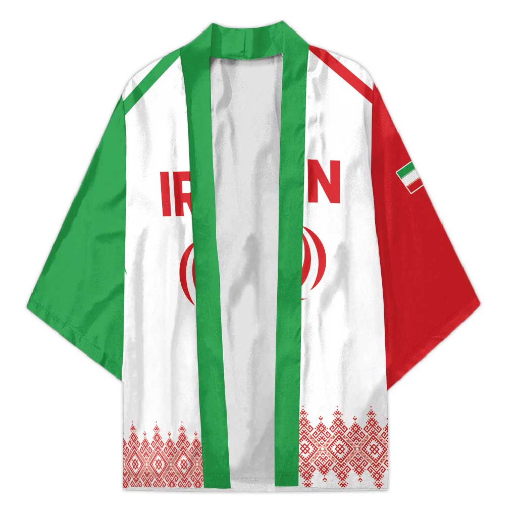 Custom Football 2026 Iran Kimono Team Melli Come On