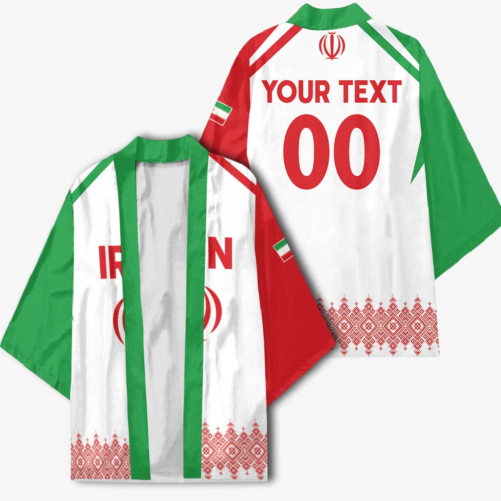 Custom Football 2026 Iran Kimono Team Melli Come On