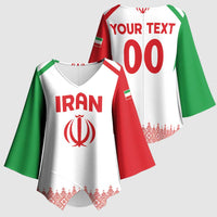 Custom Football 2026 Iran Kimono Sleeve Blouse Team Melli Come On