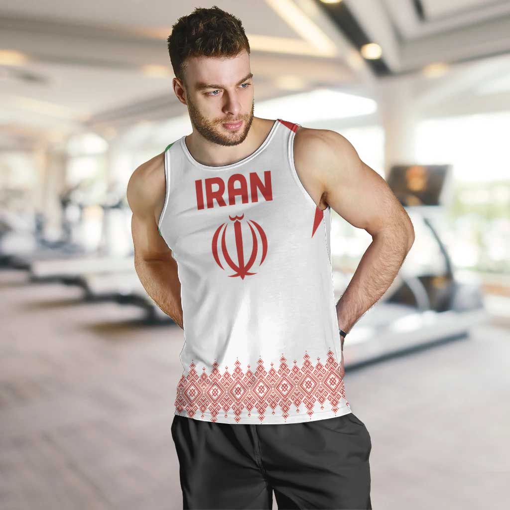 Custom Football 2026 Iran Men Tank Top Team Melli Come On