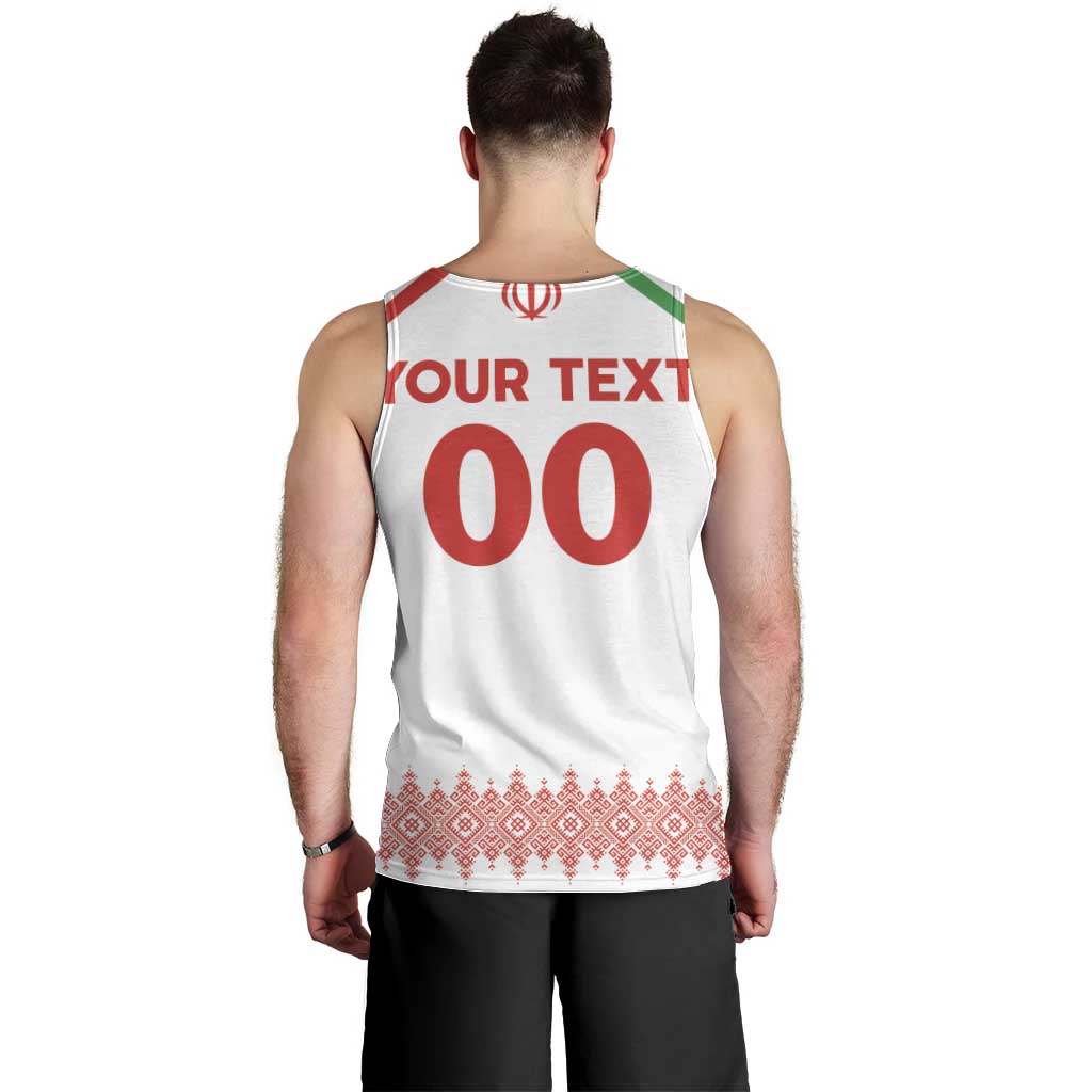 Custom Football 2026 Iran Men Tank Top Team Melli Come On