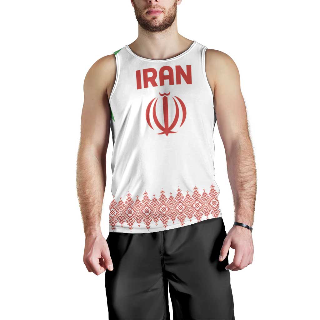 Custom Football 2026 Iran Men Tank Top Team Melli Come On