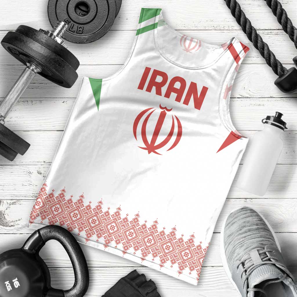 Custom Football 2026 Iran Men Tank Top Team Melli Come On