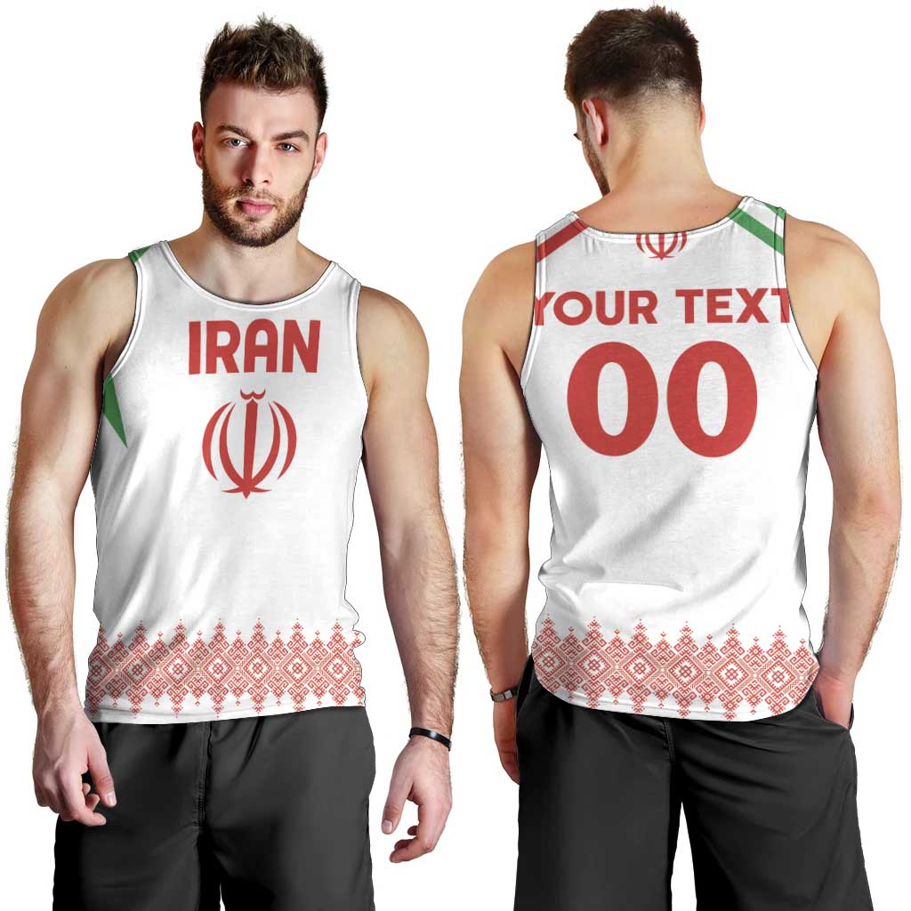 Custom Football 2026 Iran Men Tank Top Team Melli Come On