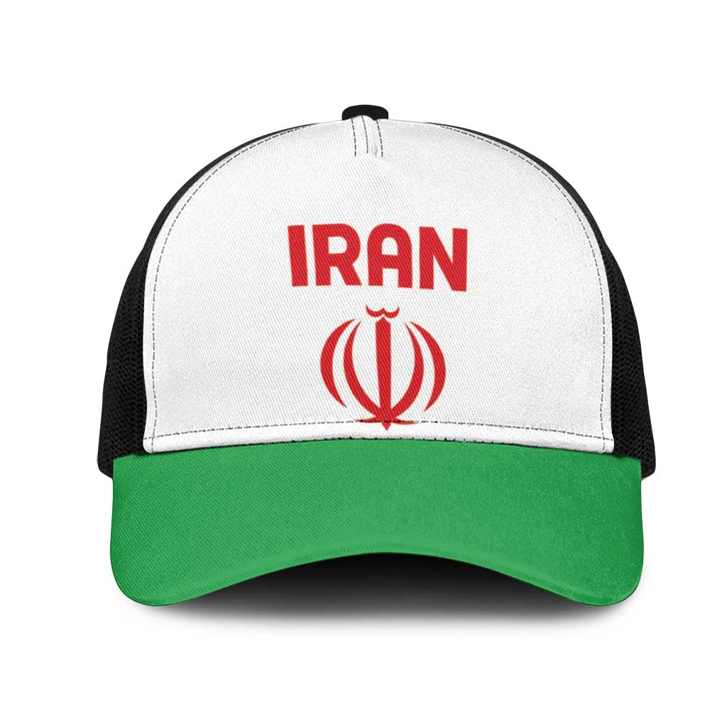 Football 2026 Iran Mesh Trucker Cap Team Melli Come On